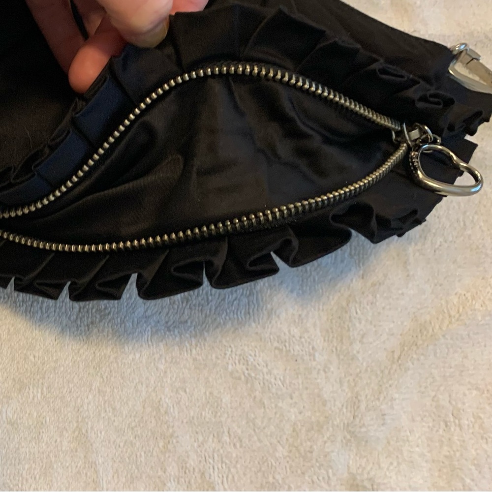 Bebe Satin Ruffle Bag - Picture 10 of 16